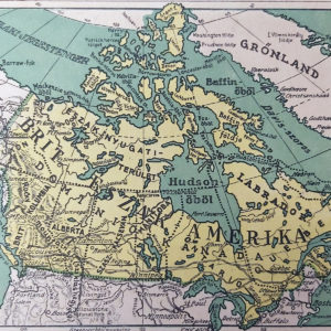 Kanada antik térkép
