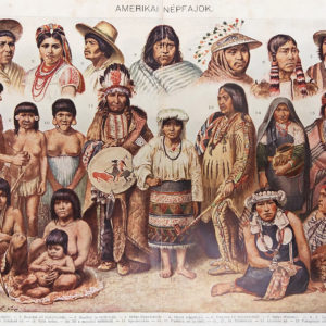 amerikai őslakosok eredeti nyomat