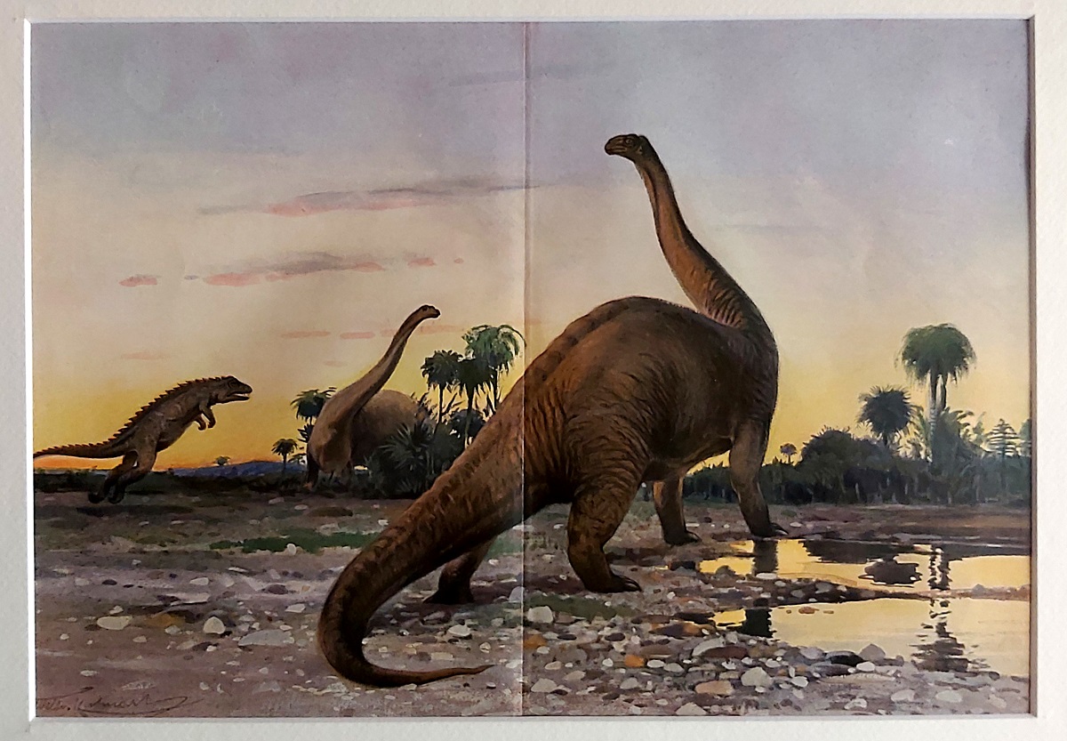 dinoszauruszok eredeti nyomat