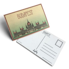 Budapest tematikájú képeslap Parlament