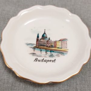 Budapest retro szuvenír tálka