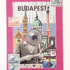 Budapest Eye designer kollázs nyomat