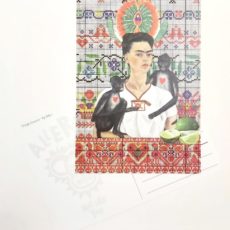 Frida mindörökké designer kollázs képeslap