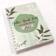 YBR motivációs naptár 2022 zöld borító
