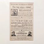 Antik reklám nyomat haj szakáll 1907