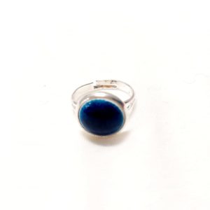 Kerámia gyűrű kék-türkiz 13 mm