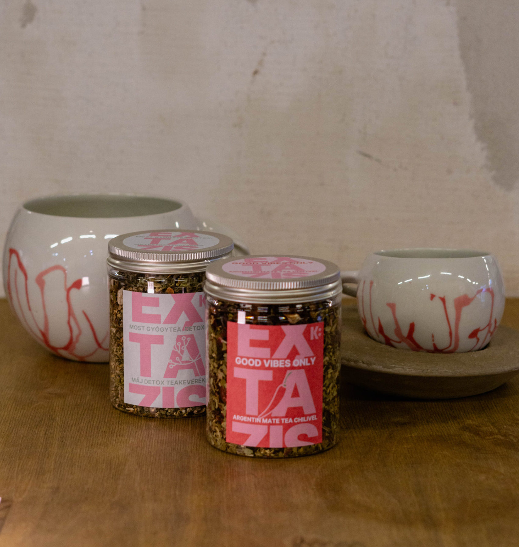 Extázis teák és csészék